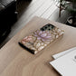 Personalized Lotus Floral Stained Glass Effect Tough Phone Case