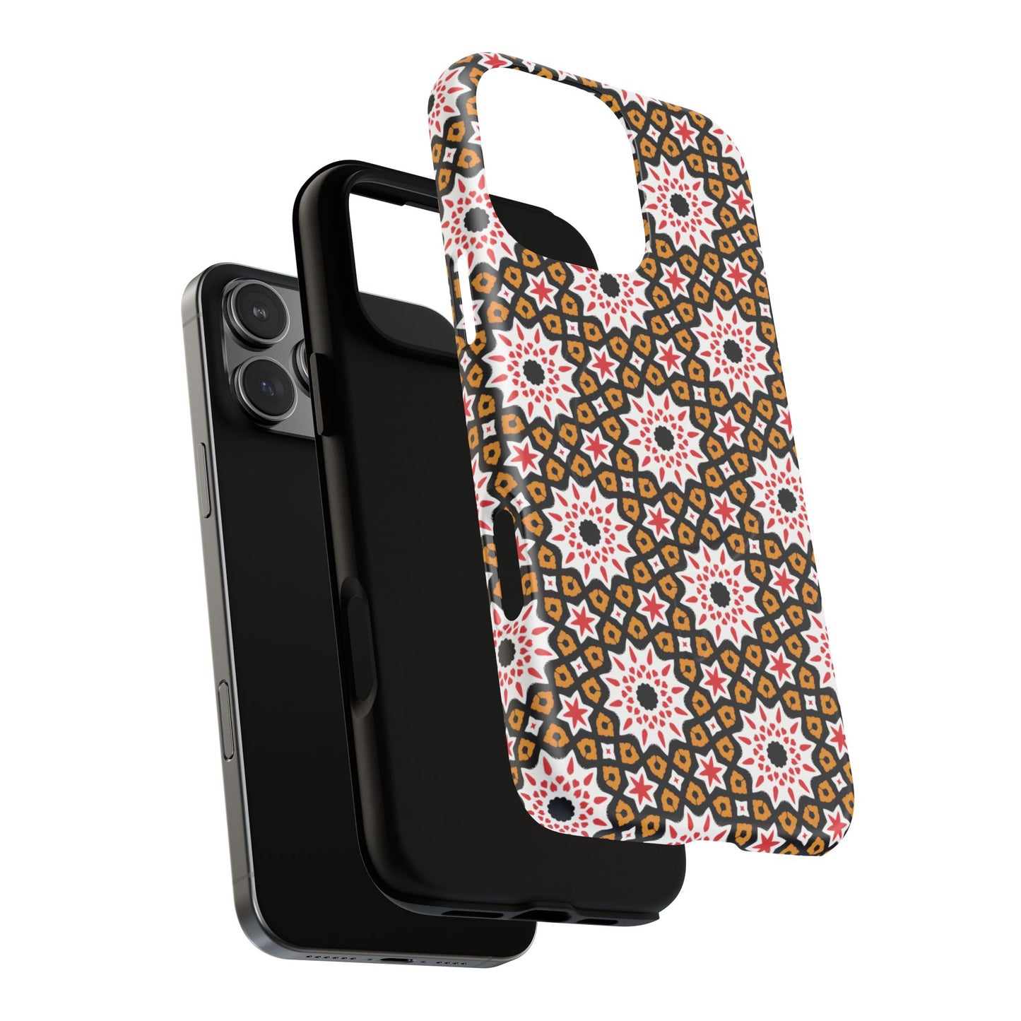 Bohemian Patterned Tough Magnetic Cases, Unique Phone Protection, Stylish Phone Cover, Gift for Trendsetters, Vibrant Designs