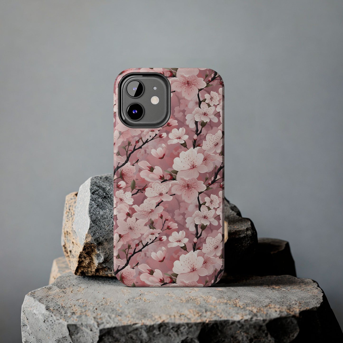 Cherry Blossom iPhone and Samsung Tough Phone Cases