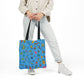 Personalized Classroom Couture Composition Book Inspired Canvas Tote Bag with Colorful Straps, Cute School Bag, Eco-Friendly Tote, Back to School Shopping Bag, Teacher Gift Idea