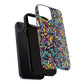 Prism Petal Burst Tough Magnetic iPhone Case, Colorful iPhone Case, Unique Gift for Flower Lovers, Stylish stained Glass Accessory