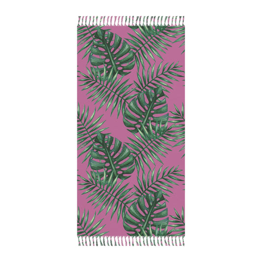 Tropical Boho Vibes Pink Beach Cloth/Towel