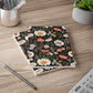 Blossom Elegance: Noir Garden Softcover Notebook, A5