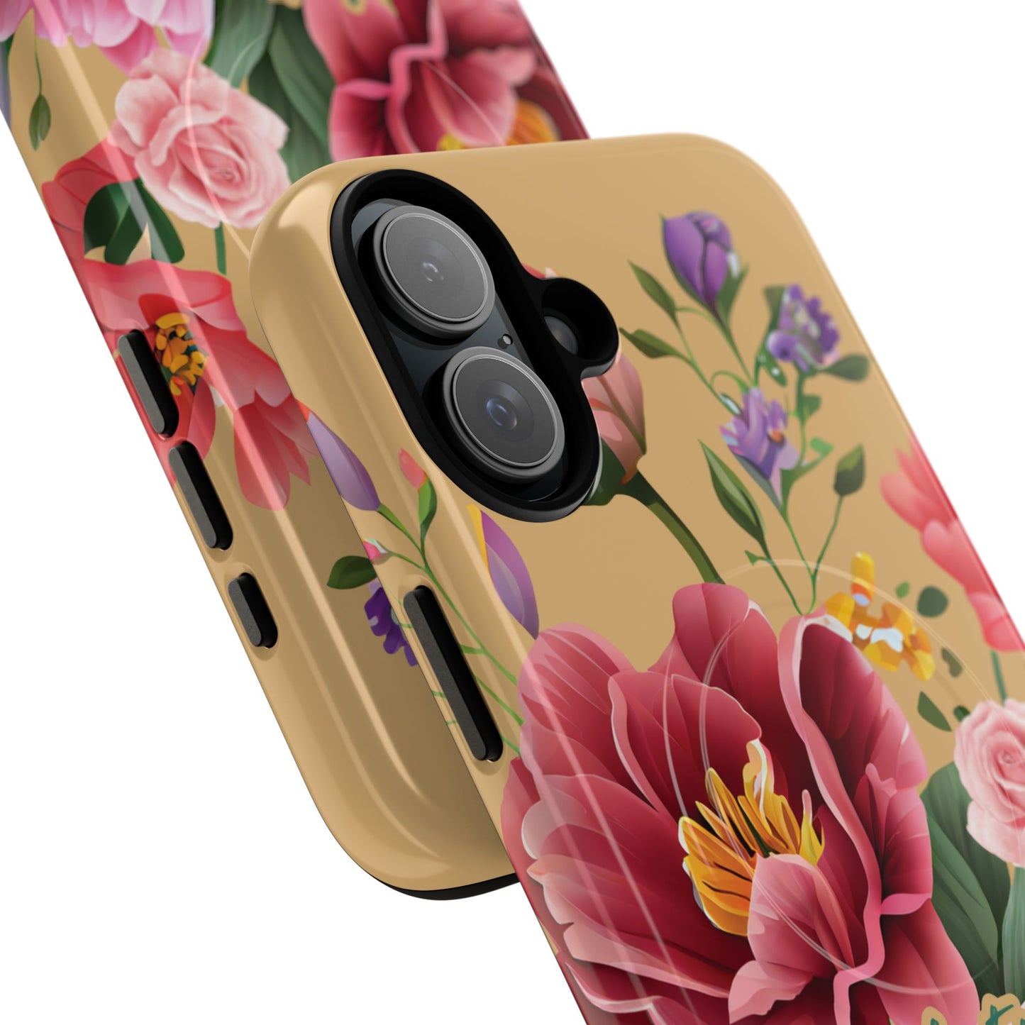 Let your Light Shine Matthew 5:16, Inspirational Gift, Tough iPhone Magnetic Case Scripture, Floral Bible Verse, MagSafe® iPhone® Tough Case, iPhone 14, iPhone 15, iPhone 16, Pro, Pro Max, Plus.