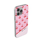 Personalized Cherry Blossom Dreams Flexi Case — Pink Retro Cherry iPhone® 7/8, 11, 12, 13, 14, 15, 16, 17, X/XS, SE, XR, Mini, Pro, Pro Max, Plus Cases.