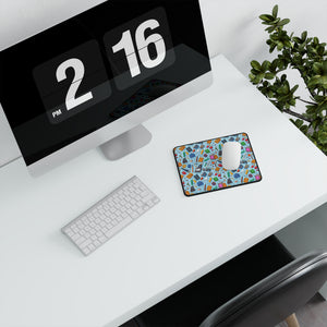 Blue Academic Colorful School-Themed Non-Slip Gaming Mouse Pad - Perfect for Students & Gamers