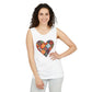 Patched Hearts Unisex Garment-Dyed Tank Top