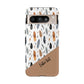 Personalized Whispering Feathers Tough Case — Dark Feather Protective Phone Case for Samsung & Google