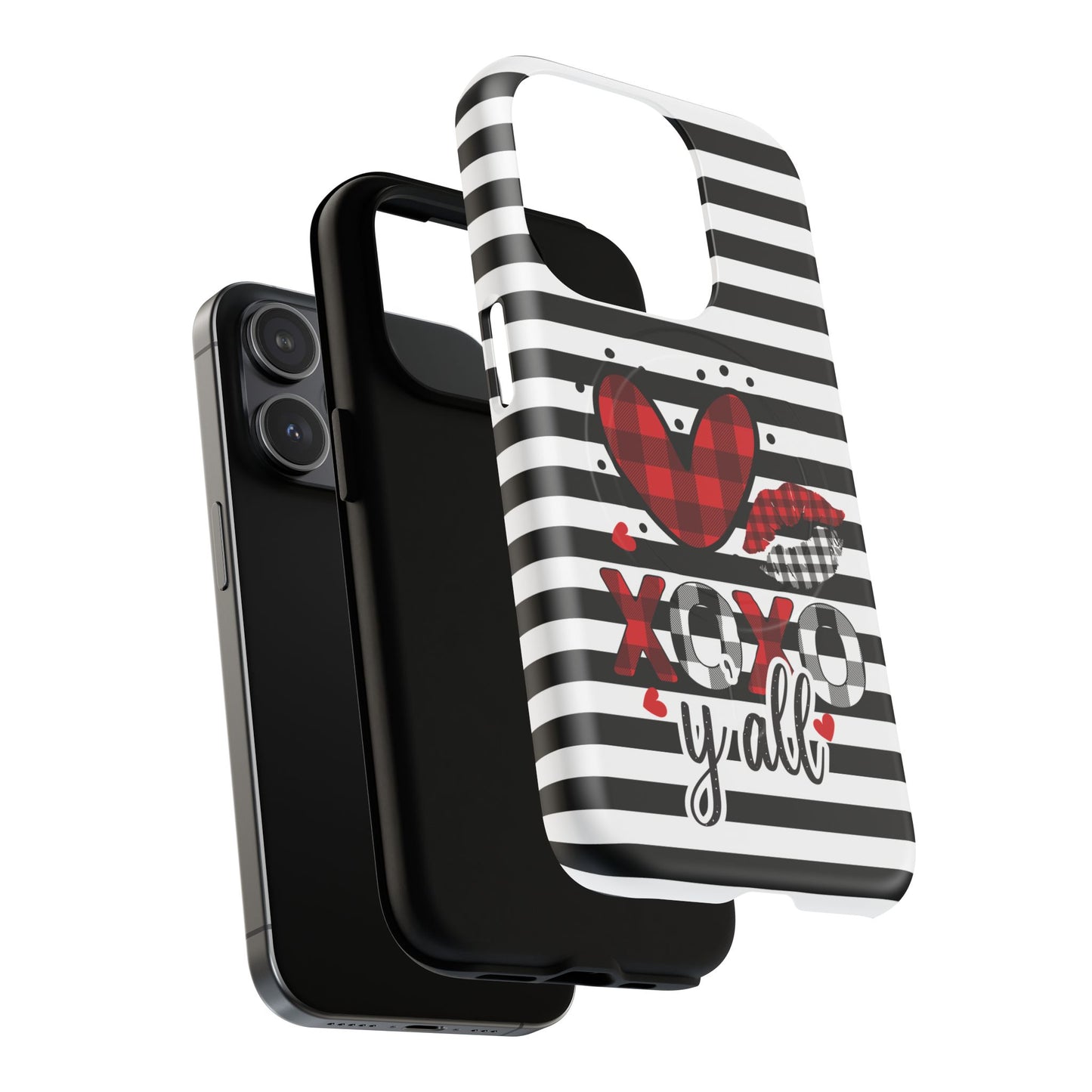 Stylish Tough Magnetic Phone Cases, Trendy Gifts for Her, Holiday Accessories, Floral Design, Cute Phone Protection