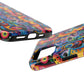 Psychedelic Visions Vibrant Art iPhone and Samsung Phone Case - Stylish Tough Case for Artists & Creatives.