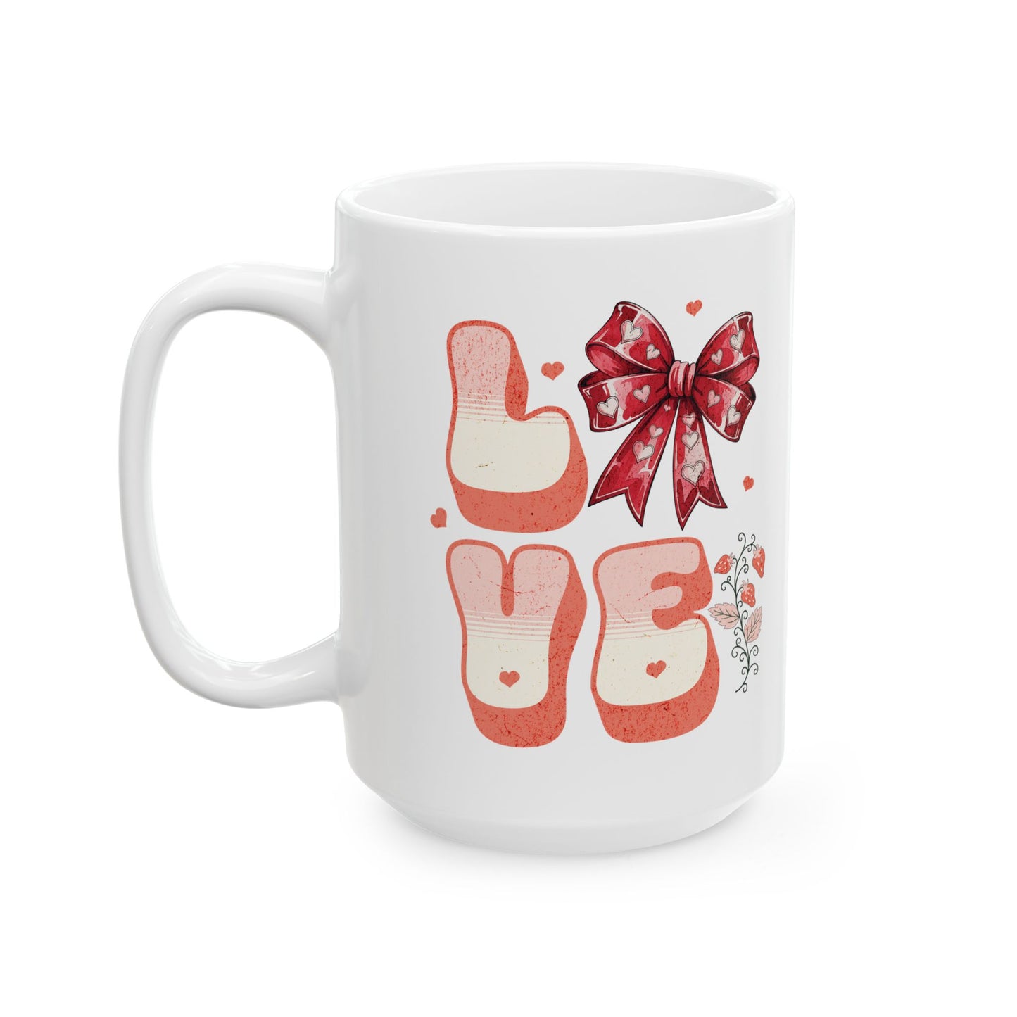 LOVE Coquette Ceramic Mug Gift - 11oz & 15oz - BPA & Lead-Free