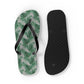 Grey Tropical Bliss Flip Flops