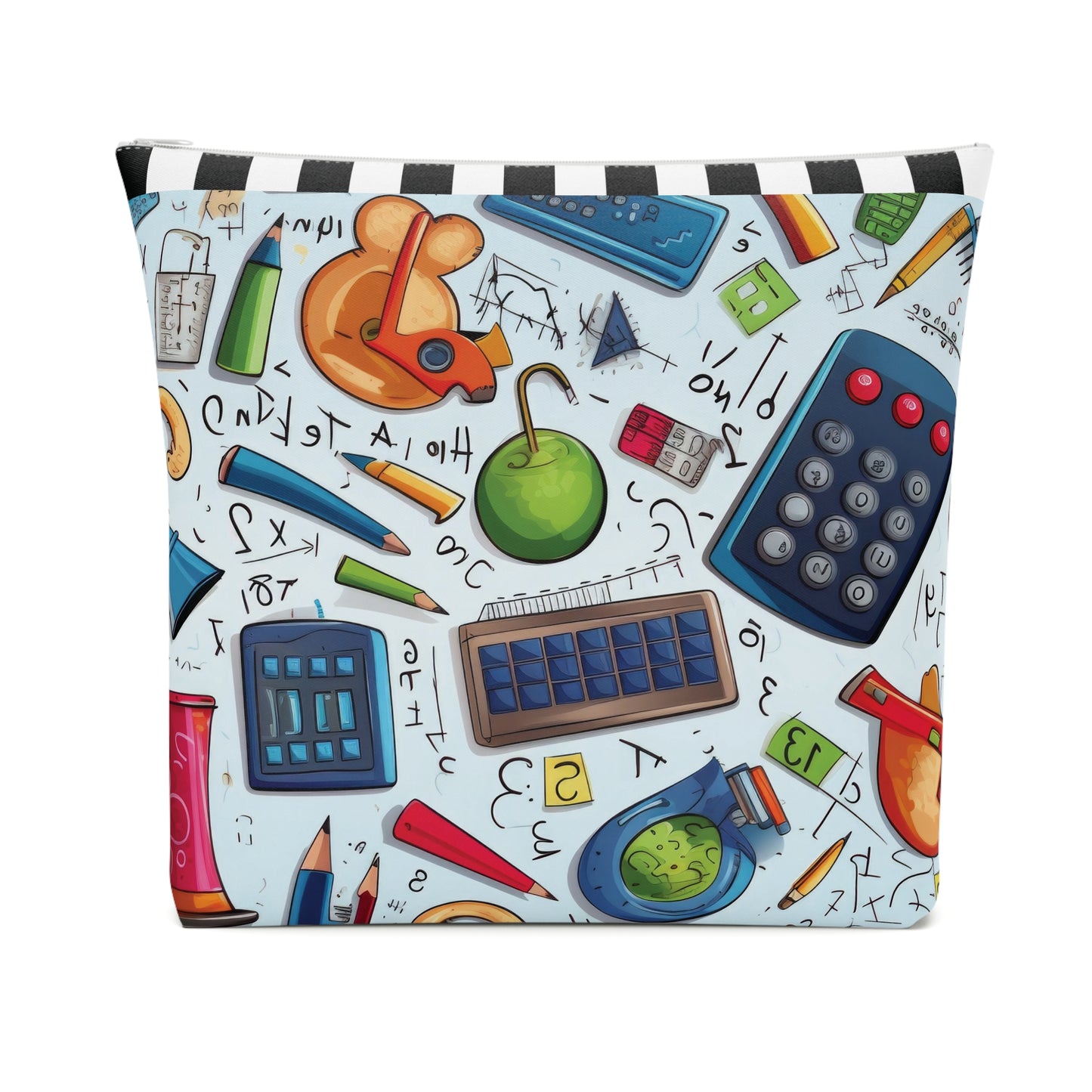 Academic Adventures Cotton Cosmetic Bag