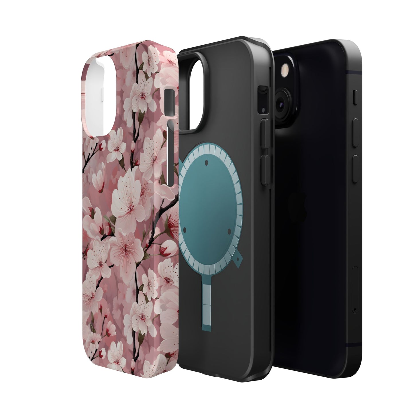 Cherry Blossom Magnetic Tough iPhone Cases