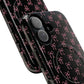 Coquette Chic Bow-Patterned Tough Magnetic iPhone Case, Stylish Gift for Her, Protective iPhone Cover, Trendy Accessory, iPhone Birthday Gift, Fashionable Tech