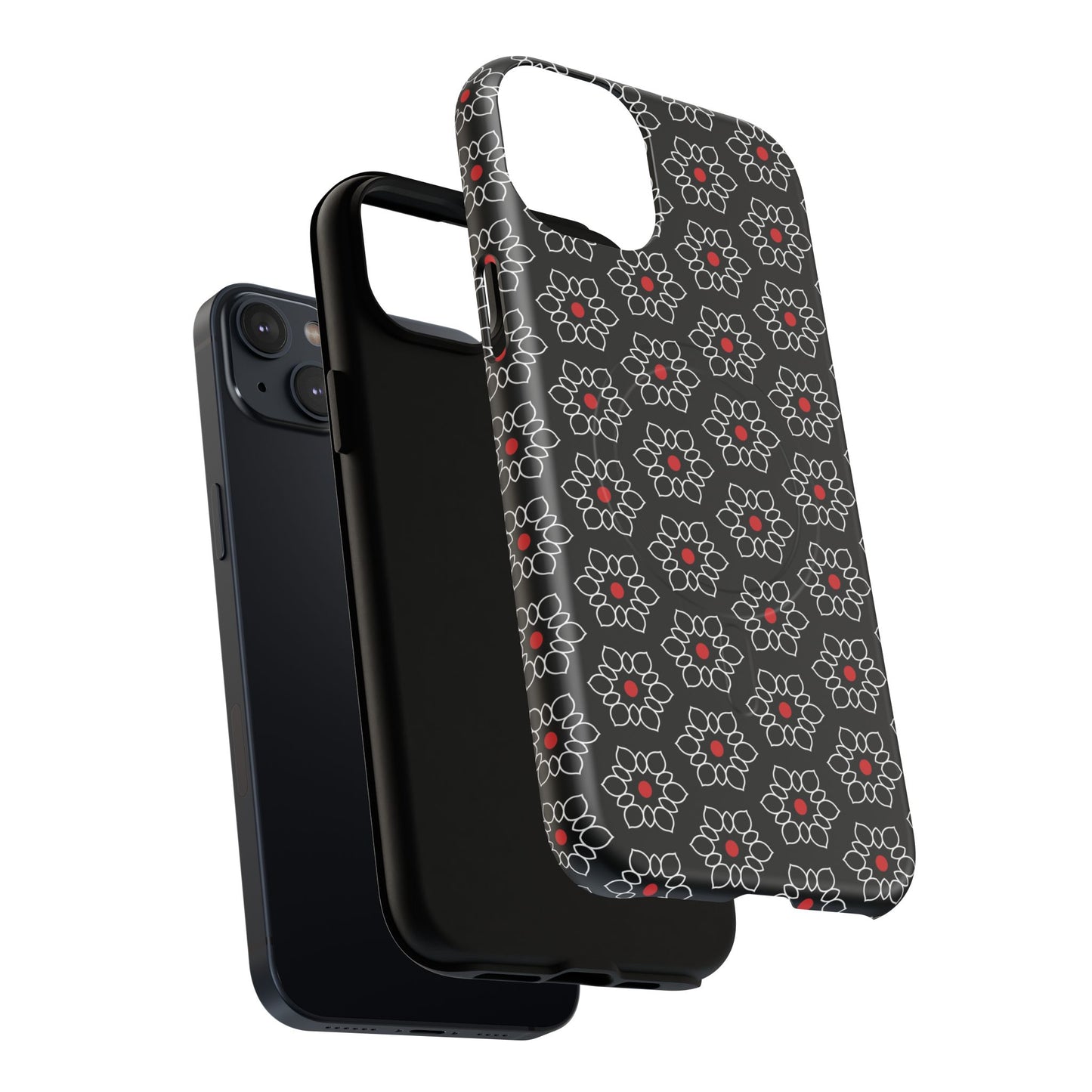 Floral Power Magnetic Tough iPhone Cover | Tough iPhone Cover, Floral Design, Custom iPhone Accessory, Gift for Her, iPhone Case