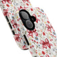 Personalized Rosette Coquette Floral Phone Case - Tough MagSafe® Magnetic Cases, Protective Cover, Stylish Tech Accessory, Gifts for Her