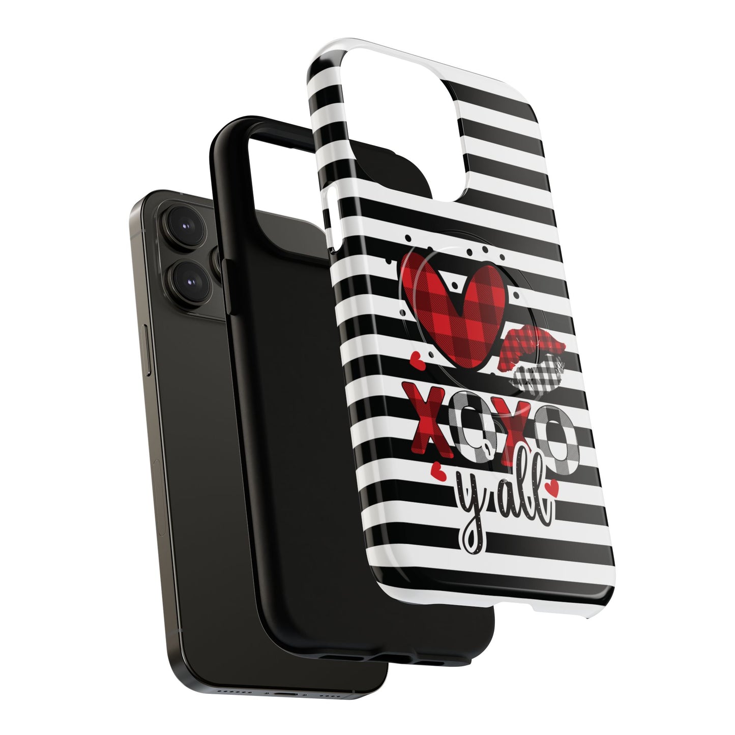Stylish Tough Magnetic Phone Cases, Trendy Gifts for Her, Holiday Accessories, Floral Design, Cute Phone Protection