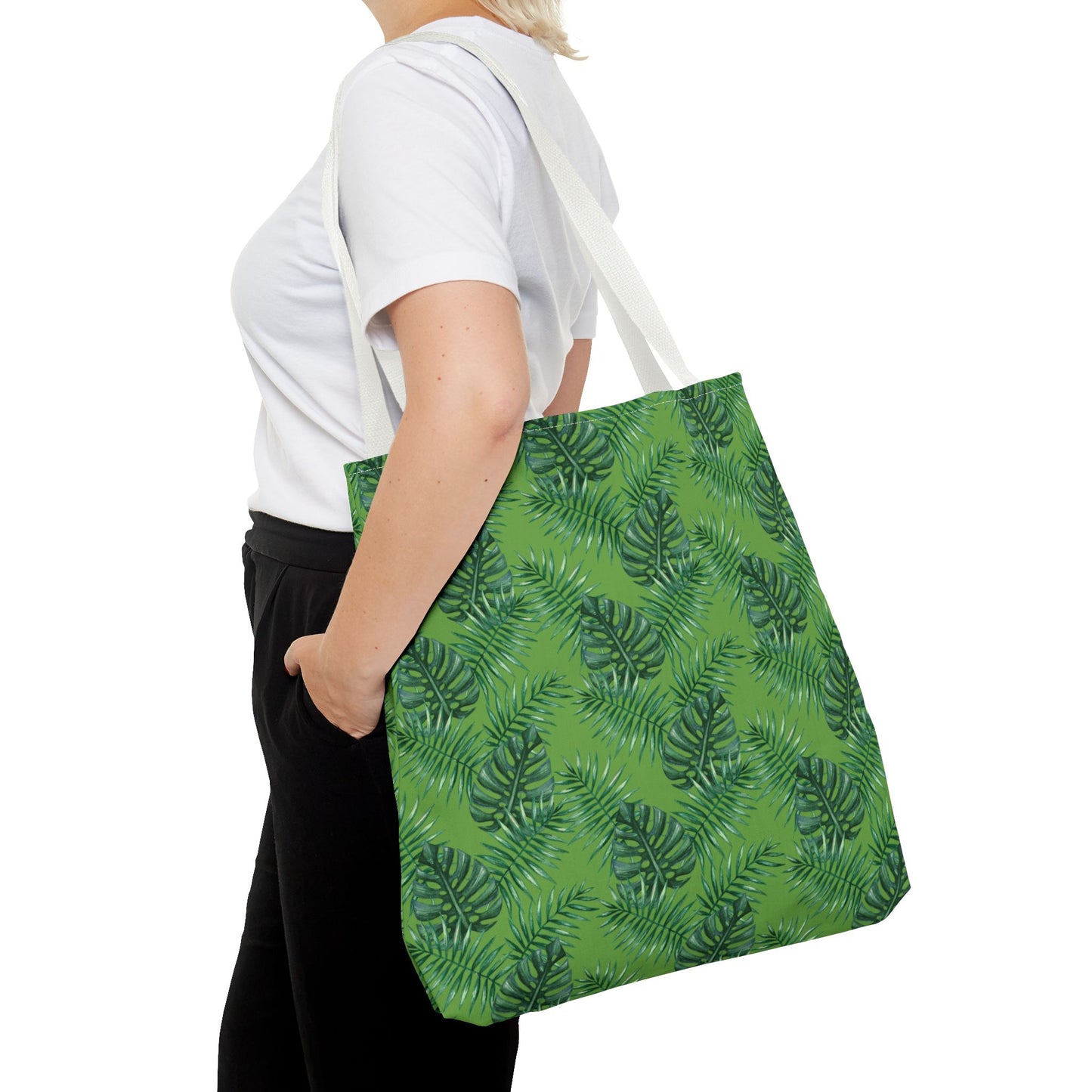 Green Tropical Bliss Tote Bag