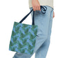 Blue Tropical Bliss Tote Bag