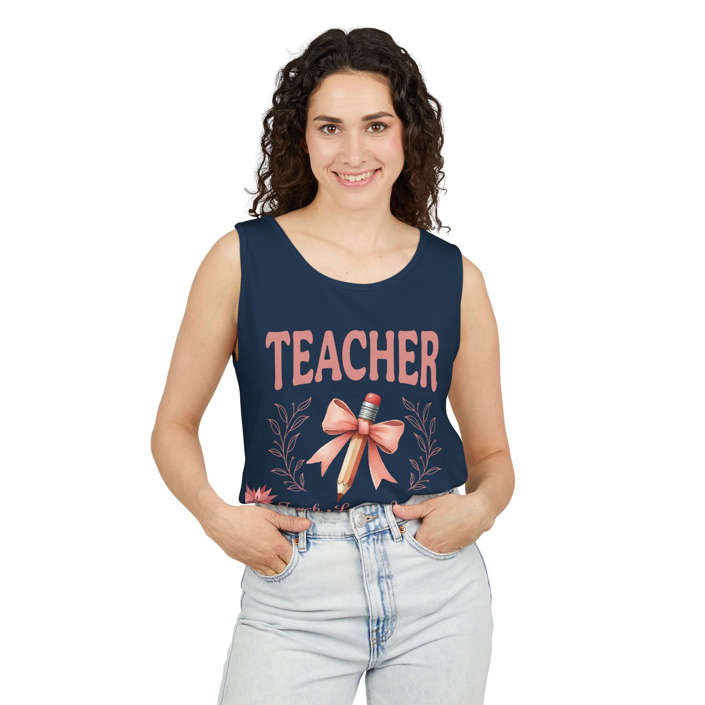 Teacher Unisex Garment-Dyed Tank Top