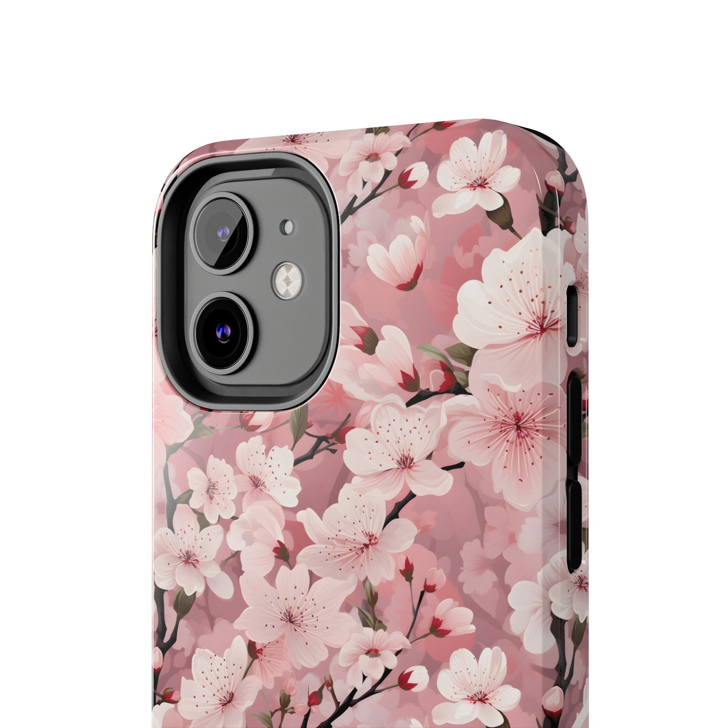 Personalized Cherry Blossom iPhone and Samsung Tough Phone Cases