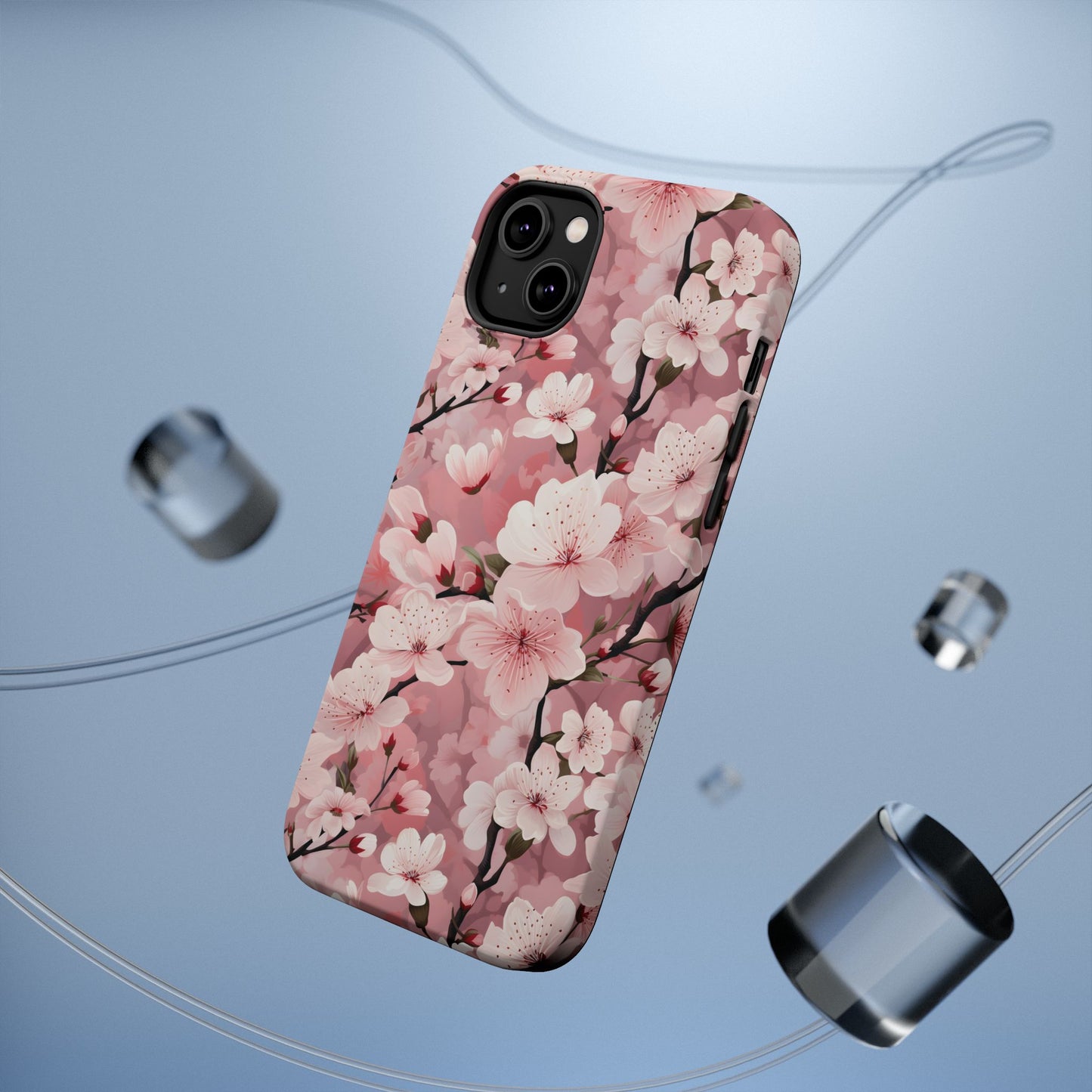 Cherry Blossom Magnetic Tough iPhone Cases