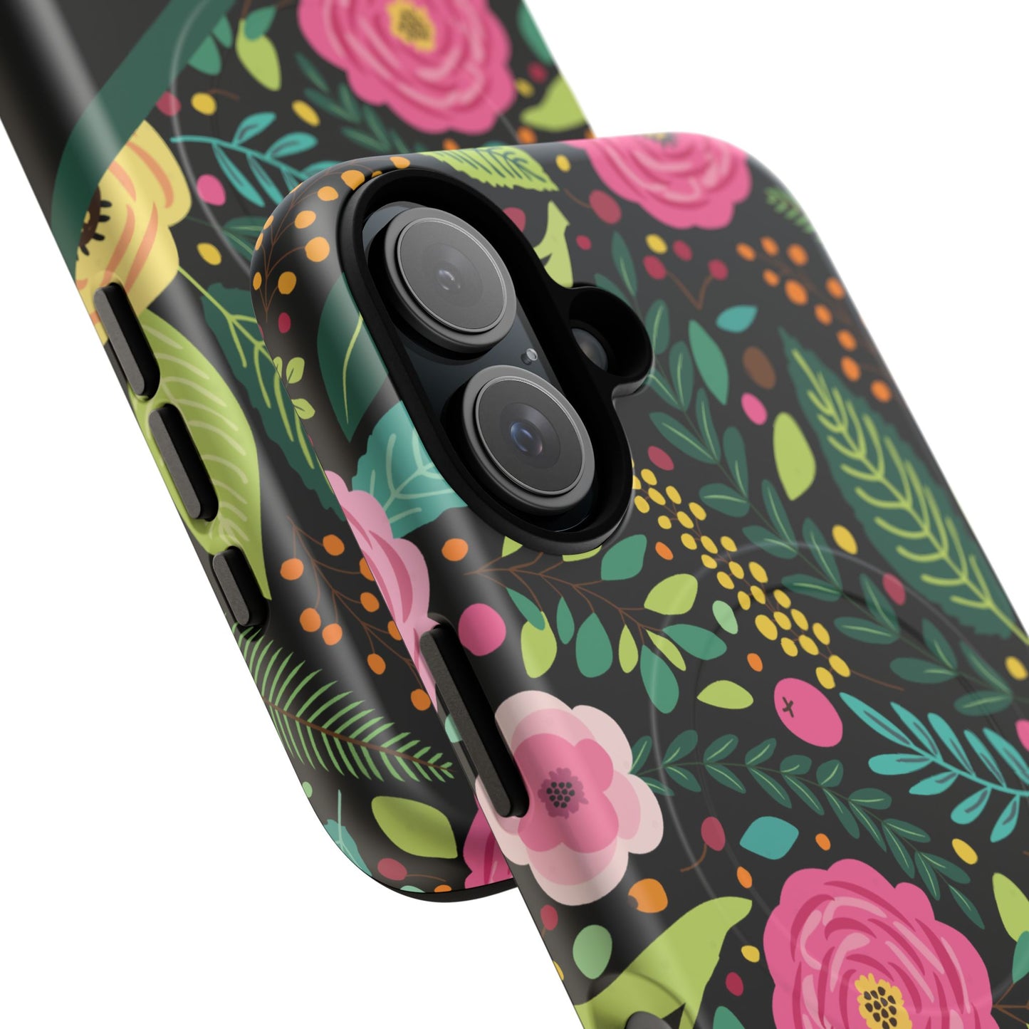 Personalized Floral Fantasy Tough Magnetic iPhone Cases- a Gift for Gardeners, Mother's Day, Birthday Gift, Anniversary Gift, Presents
