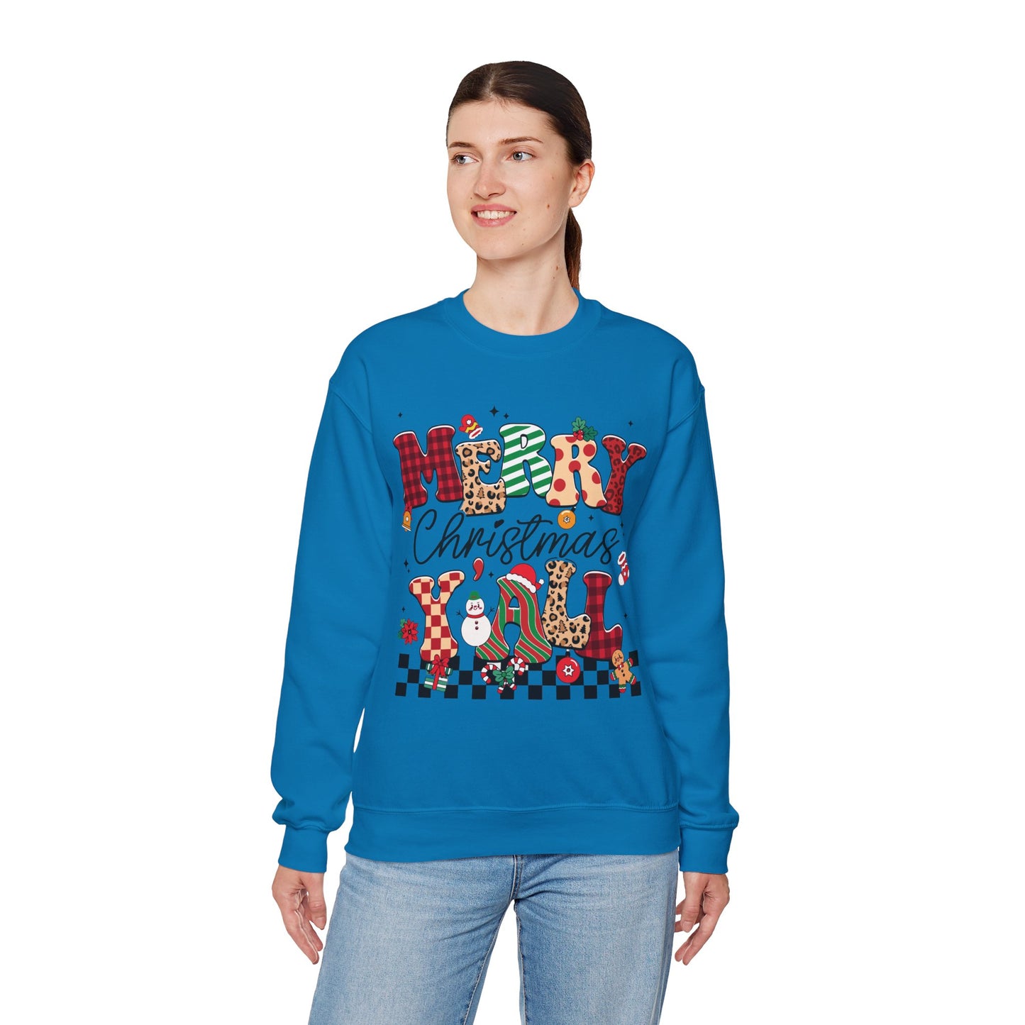Merry Christmas Unisex Heavy Blend™ Crewneck Sweatshirt