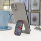 Psychedelic Visions Colorful Artistic Phone Grip - Abstract Face Design