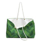 Green Tropical Bliss Weekender Bag, Gift for Her
