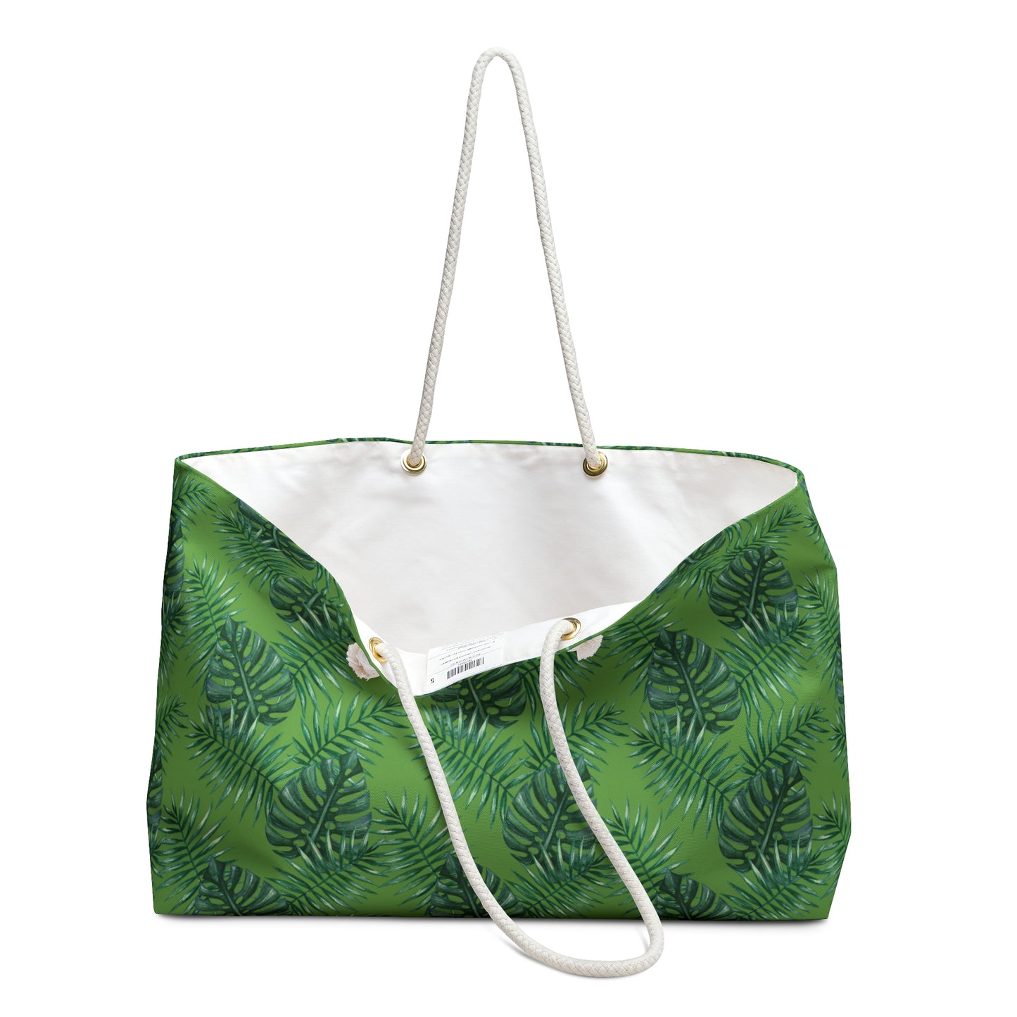 Green Tropical Bliss Weekender Bag, Gift for Her