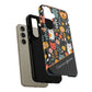 Personalized Whimsical Feline Garden Google and Samsung Tough Cases