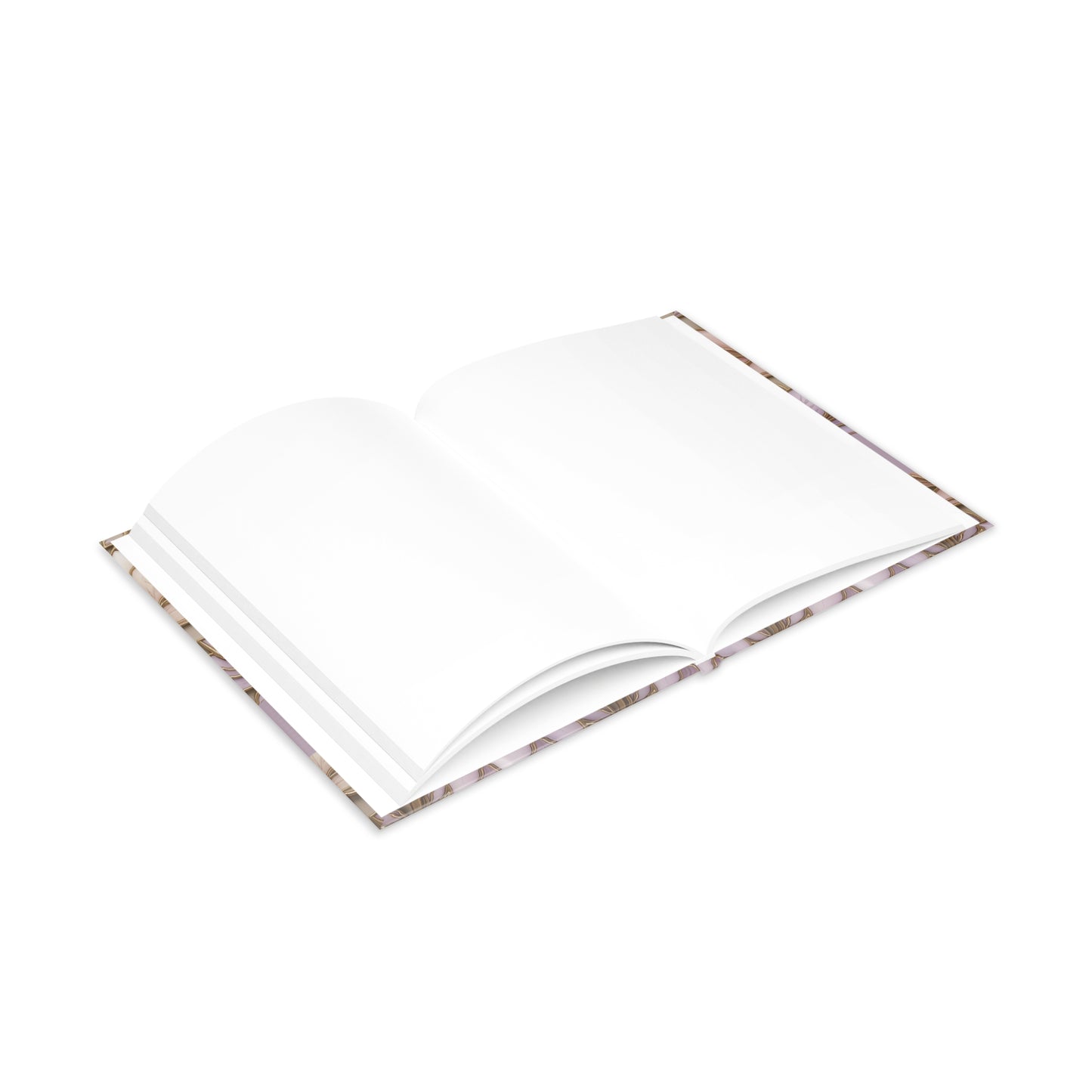 Personalized Stained Glass Lotus Blossom Hardcover Notebook — Custom Name and Affirmation Puffy Cover Journal.