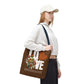 LOVE Always Brown Tote Bag.