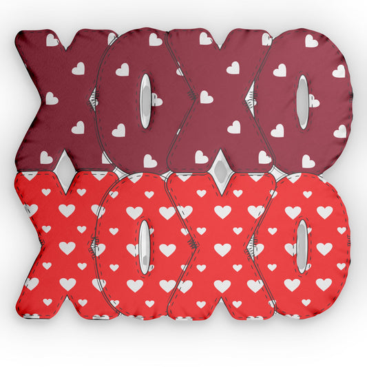 Custom XOXO Shaped Pillows