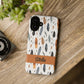 Personalized Whispering Feathers Samsung, Google Pixel and iPhone Case, Custom Name Case.