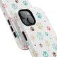 Pet Lover Magnetic iPhone Case - Cute Paw Print Design, Tough Magnetic Cases for Dog and Cat Owners, Gift for Animal Lovers