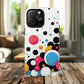Vibrant Bubble Bloom Galaxy Magnetic iPhone Cases, Artistic Protection for Your Device, Gift for Tech Lovers, Colorful Designs, Unique iPhone Accessories