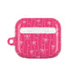 Personalized Pink Bow Coquette AirPod Cases — Custom Name Protective Cover