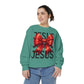 JESUS Charm Unisex Garment-Dyed Sweatshirt