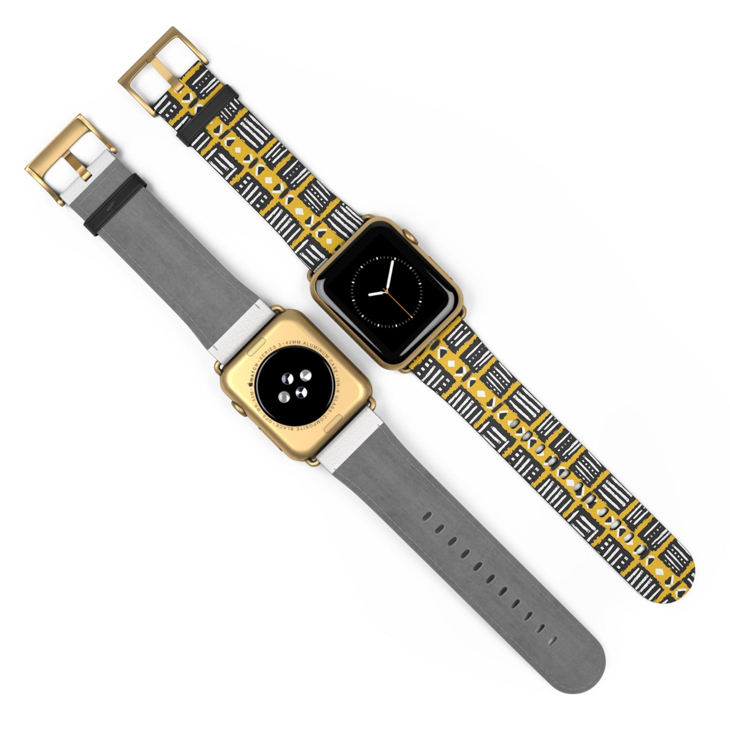 Tribal Vibes Stylish Abstract Print Watch Band - Unique Accessory for Fashion Lovers.