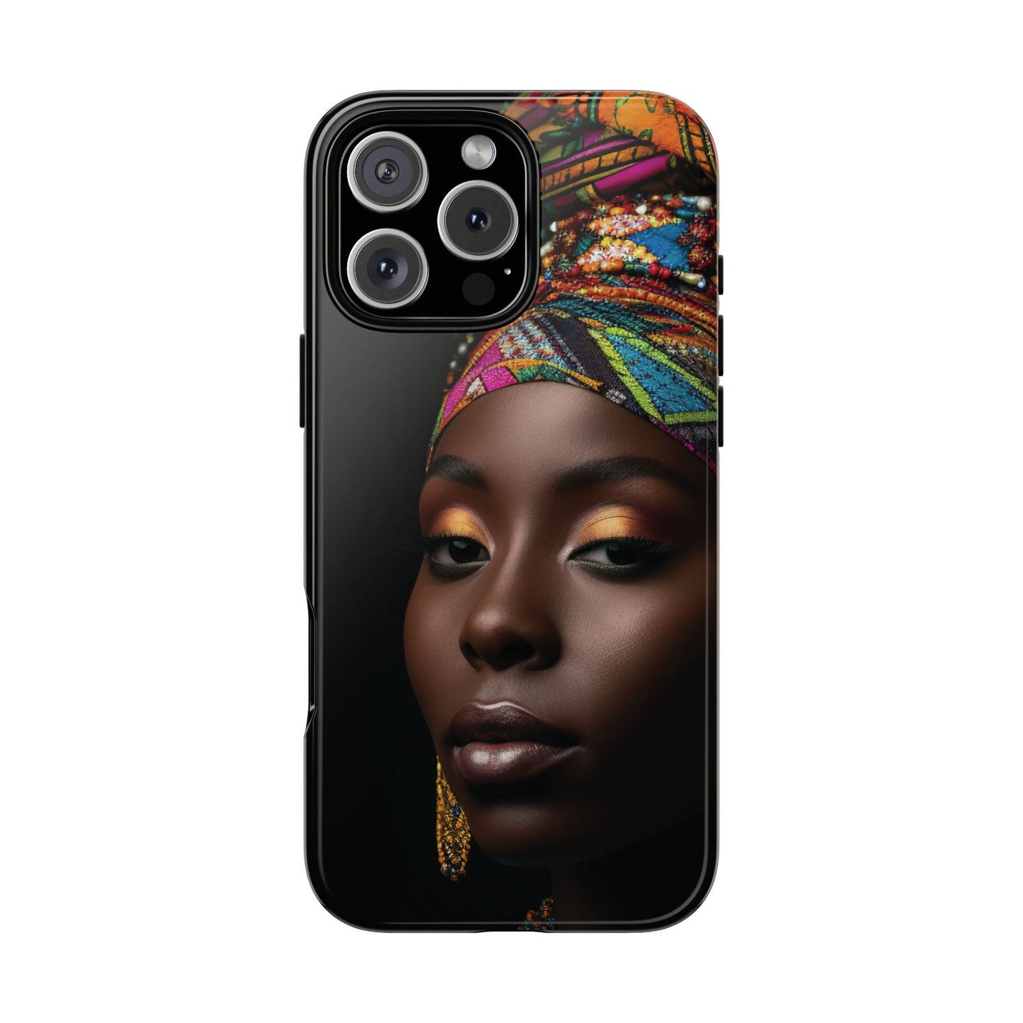 Regal Reflections: African Majesty Tough Google Pixel, iPhone and Samsung Cases.