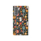 Whimsical Feline Garden iPhone and Samsung Flip Cases