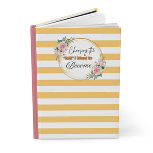 Charming Striped Hardcover Journal | Inspirational Gift for Writers, Students, and Planners, Perfect for Journaling, Note-taking
