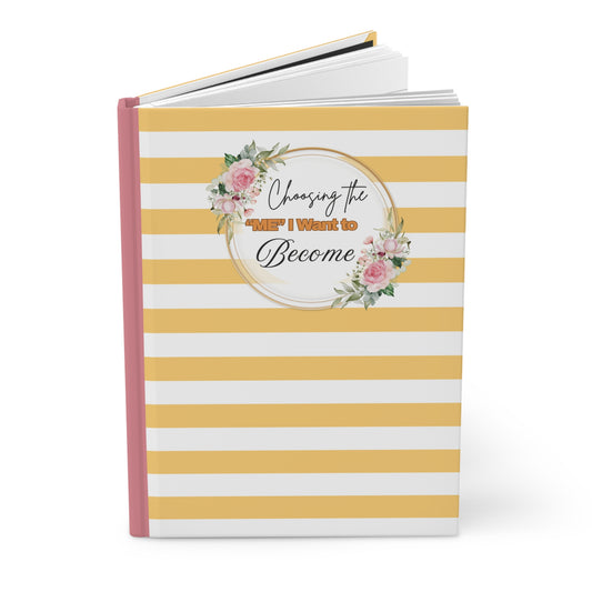 Charming Striped Hardcover Journal | Inspirational Gift for Writers, Students, and Planners, Perfect for Journaling, Note-taking