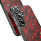 Velvet Petal Noir Floral Petal Clear Impact-Resistant iPhone and Samsung Case.