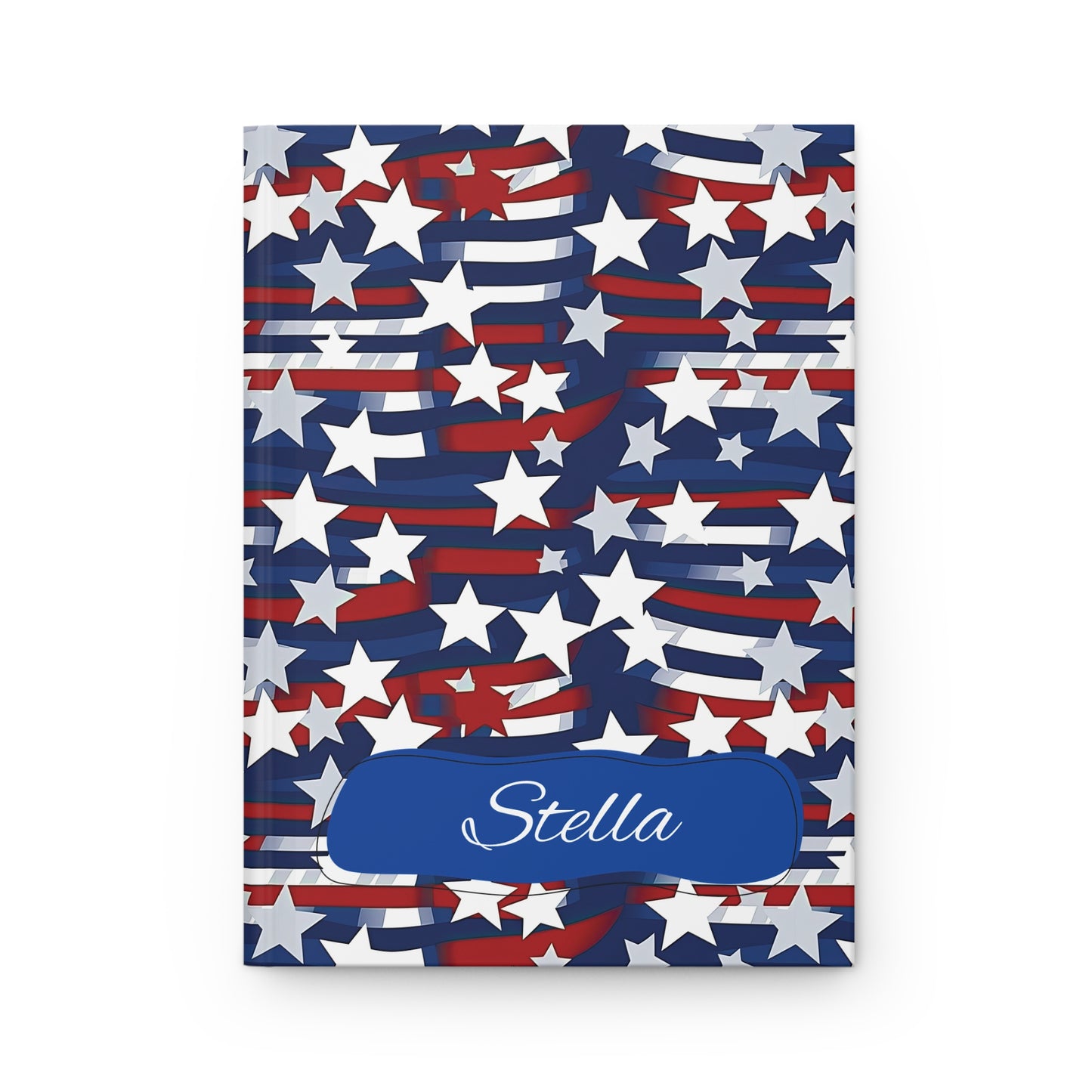 Patriotic Waves Hardcover Journal (PY)