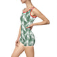 White Tropical Bliss Women's Vintage Swimsuit (AOP)