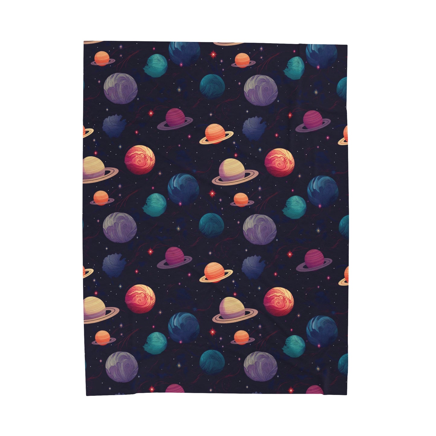 Plush Blanket - Galactic Dreams Cozy Home Decor - Gift Idea